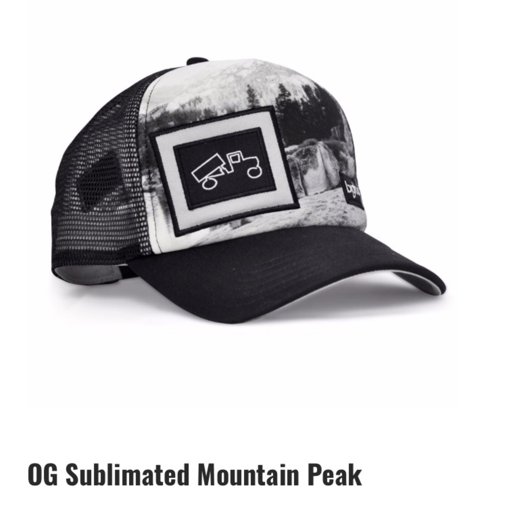 NWOT bigtruck OG Sublimated Mountain Peak SnapBack